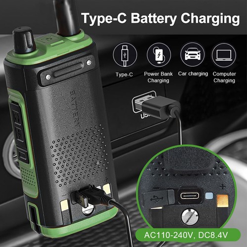 Baofeng UV-17L Pro Wireless Copy Frequency Tri Band NOAA Ham Two Way Radio - Zdjęcie 13 z 18