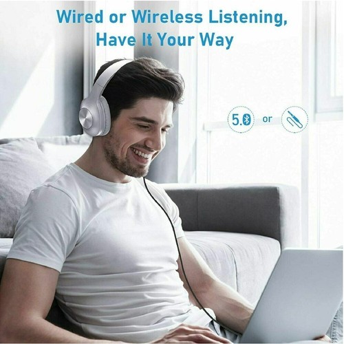 CASQUE BLUETOOTH LETSCOM H10 BLEU - Photo 5/7