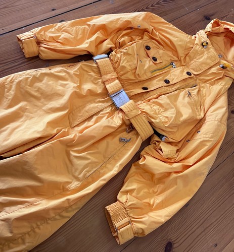 Amazing Rare BOGNER Markus Wasmeier Multi Pocket Cargo Ski Suit Yellow Size 40 - Picture 12 of 24