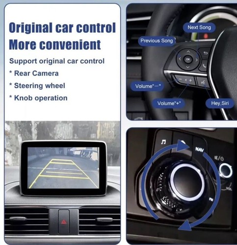 Apple CarPlay and Android Auto Retrofit Kit for Mazda 00008FZ34 TK78-66-9U0C - Picture 3 of 6