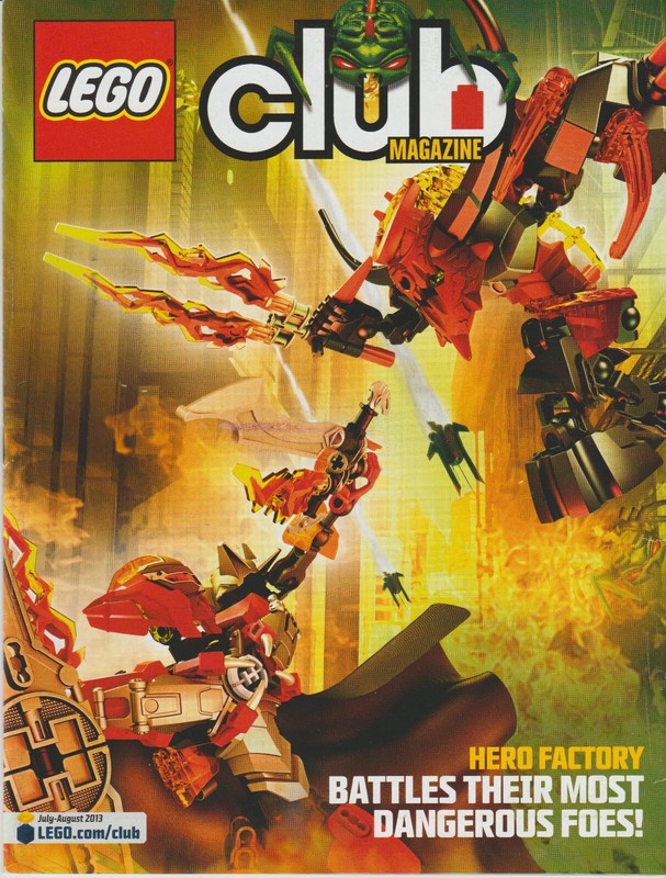 LEGO Club Magazine Chima Star Wars Marvel Teenage Mutant Ninja July - Aug 2013