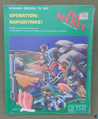 Operation Rapidstrike! (Top Secret RPG Module TS002) TSR 7601 | eBay