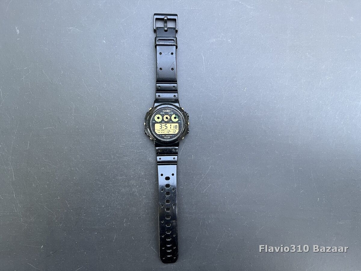 All Original 1988 CASIO TGW-10 (827) Tri Graph Korea T 40mm All Original 1988 CASIO TGW-10 (827) Tri Graph Korea T 40mm