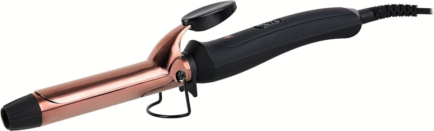 Carmen C81049COP Noir Curling Tong with Ceramic Barrel, 25mm 