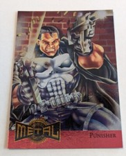 1995 Marvel Metal Insert Cards; Silver Flashe...