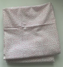 Fabric Remnants Heart Pattern 2 Pieces 35x43 And 39x40
