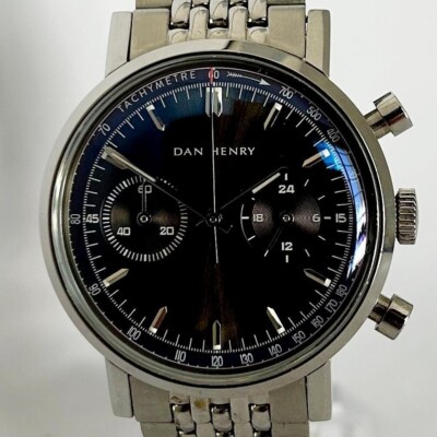 Dan Henry Gran Turismo Chronograph 38mm Herrenuhr GEBRAUCHT OHNE BOX