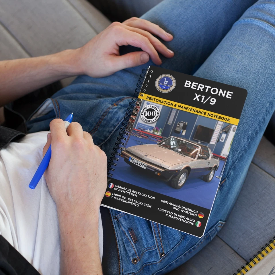 BERTONE X1/9 : Libretto Di Restauro E Manutenzione - CONSEGNA GRATUITA - Immagine 2 di 4