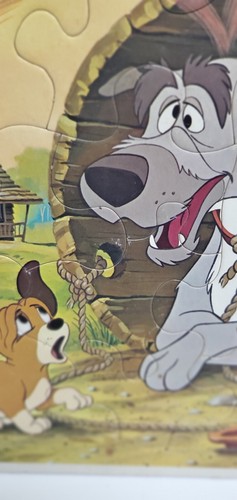 VTG Whitman 1981 Walt Disney The Fox And The Hound Frame-Tray Puzzle 4556B-20 - Picture 5 of 8