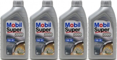 Mobil Super 3000 Formula P 0W-30 Motoröl 4x 1l = 4 Liter