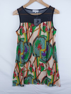Jaune Rouge, Paris Womens *New* Mesh Detail Dress/Top Size 8-10 (S) (081-00036)