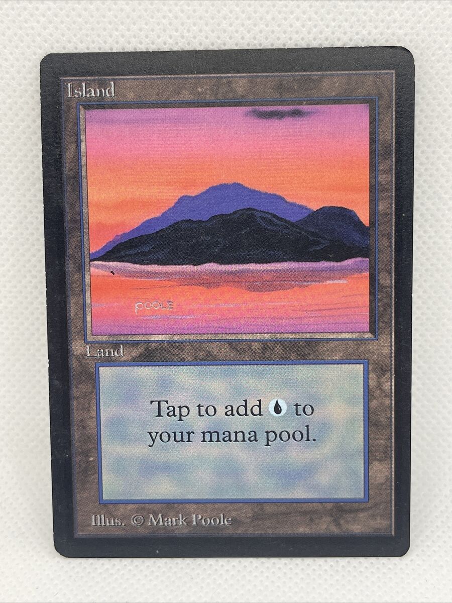 Rare Magic the Gathering Beta Island C MTG Land NM Vintage Rare Magic the Gathering Beta Island C MTG Land NM Vintage