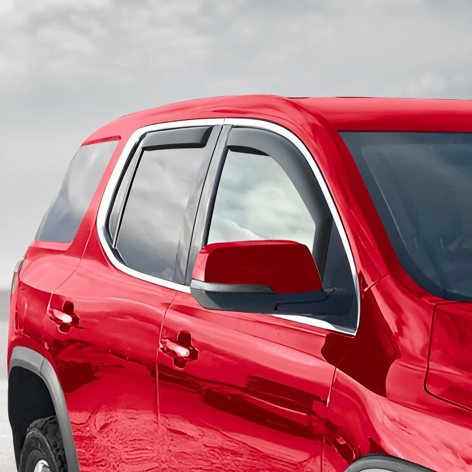 Viseras de lluvia protectores contra viento y lluvia para GMC Acadia 2017-2023 IMPERMEABLES Foto 3 de 4