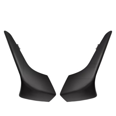 MCPerformance Deflettori Anteriori Per Nissan Leaf E 2014-2017 - Frangivento Per Hatchback, Installazione Interna, 2 Pezzi