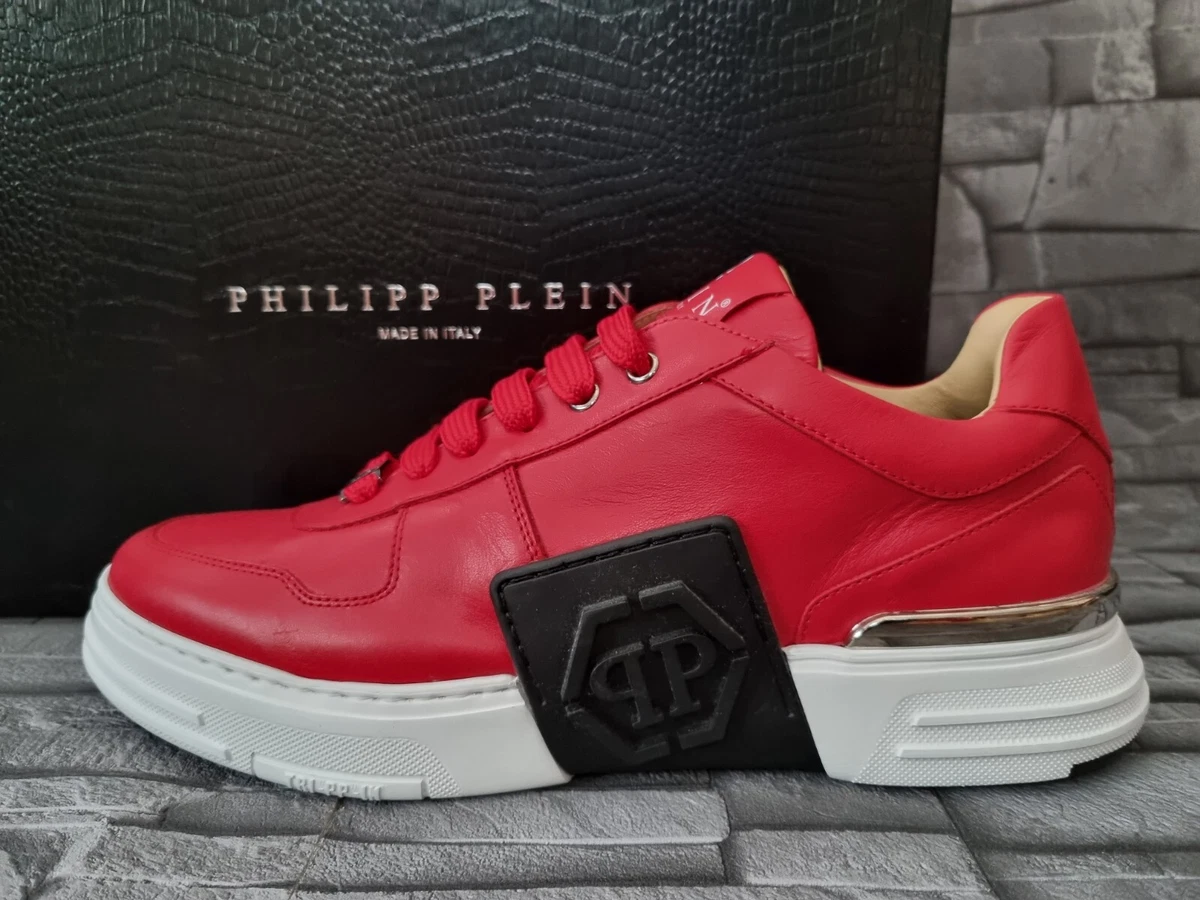BASKETS PHILIPP PLEIN HOMME CUIR LO TOP PHILIPP PLEIN TM 42 NEUF