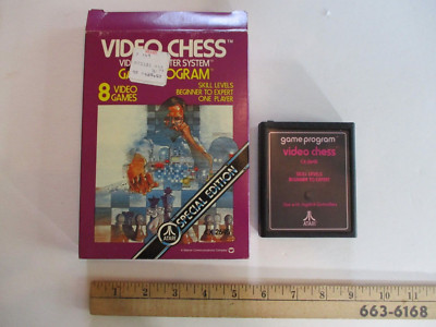 Jeu Video Chess Sur Atari 2600 - PAL, Fonctionnel, PEGI 3