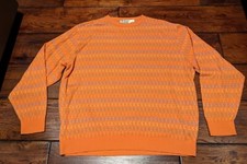 Vintage St. Croix Knits Bamboo Sweater Men's Size XL Peach