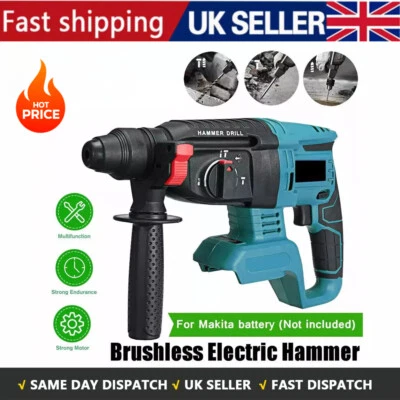 CISIVIS Brushless Cordless dual function hammer SDS+ Rotary Drill Body For Makita 18V