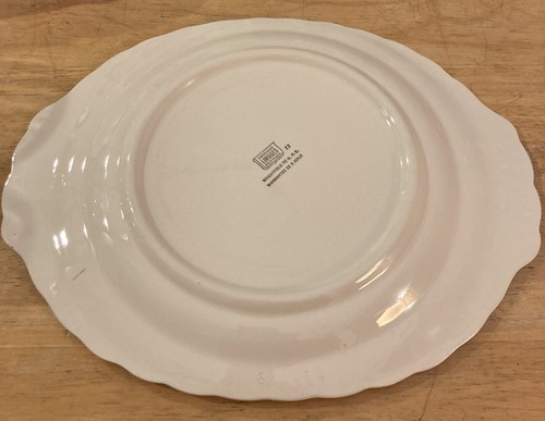 Vintage American Limoges Wheatfield TC G. F. E. 22 k gold platter - Picture 2 of 4