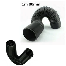 80mm Global Adjustable Flexible Cold Air Intake Pipe Inlet Hose Tube Duct Kit