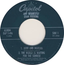 Stan Freberg - Any Requests? 1955 7", EP Capitol Records EAP 1-496 Very Good (VG