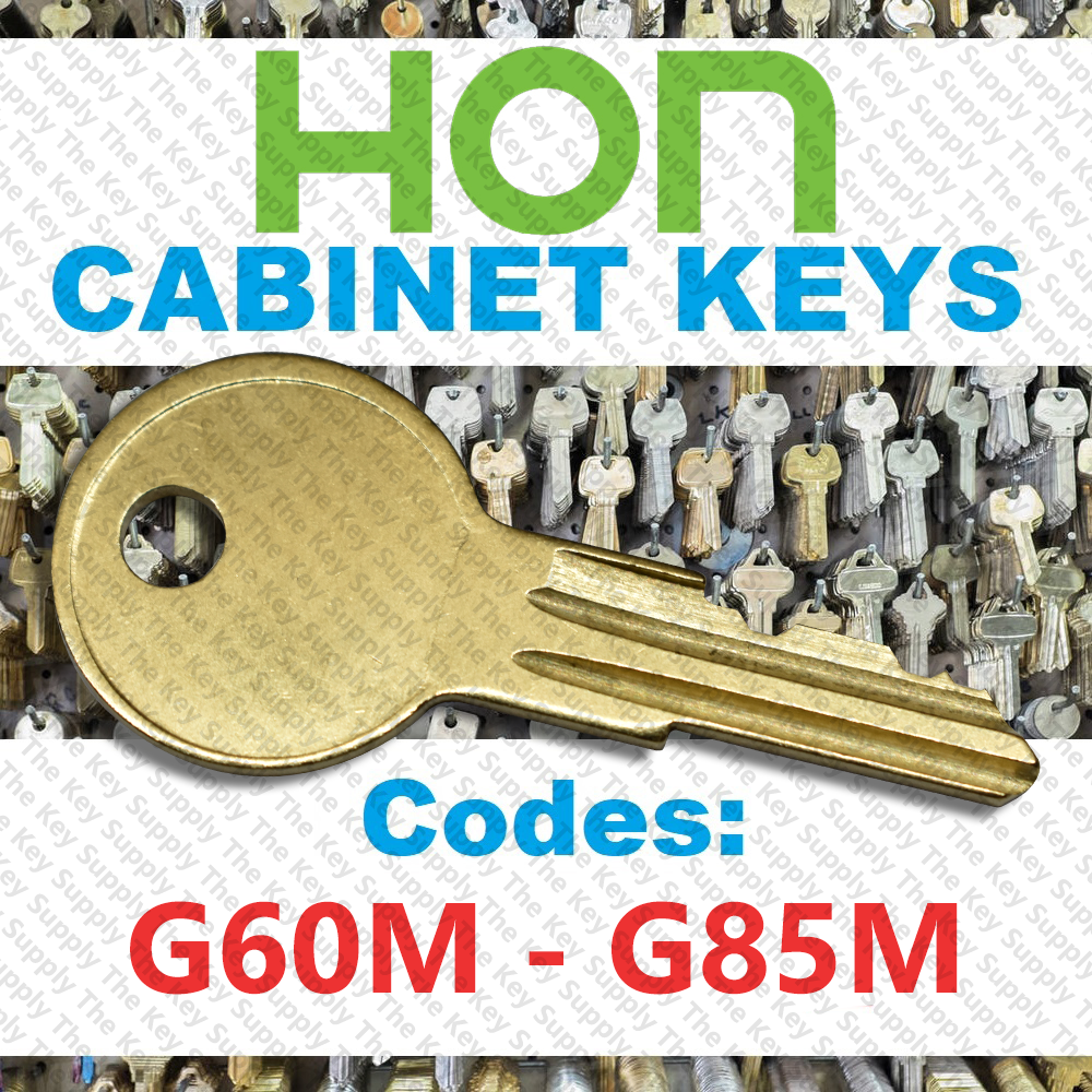 File Cabinet Replacement Key Cut to Your Code G60M - G85M | eBay