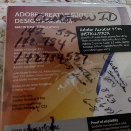 Adobe Creative Suite 3 Design Premium Macintosh w/ Serial # - Picture 2 of 10