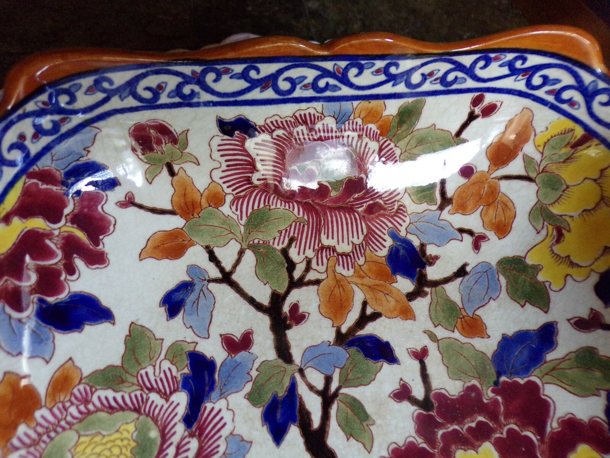 gien bakingdishプラッターシャンテールパターン gien bakingdish