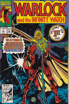 WARLOCK AND THE INFINITY WATCH Vol. 1 #1 February 1992 MARVEL Comics - Thanos