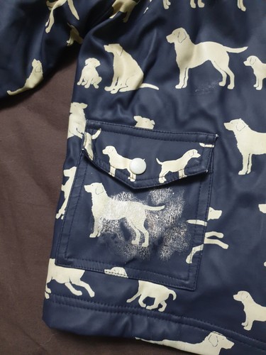 Hatley Childs Waterproof Jacket With Dog Design Size 3 Read Description Cheap - Picture 2 of 4
