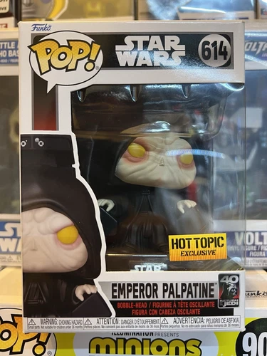 Funko Pop! Vinyl Star Wars: Emperor Palpatine #614 Hot Topic Exclusive NEW NIB