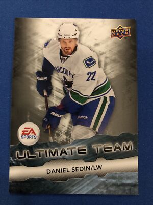 2011-12 Upper Deck EA Sports Ultimate Team DANIEL SEDIN #EA3 Vancouver Canucks