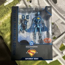 DC Multiverse Superman Robot Theatrical Edition Red Platinum McFarlane BRAND NEW