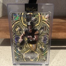 Wild Card 5 Card Draw Aaron Rodgers Color Match  Football Card