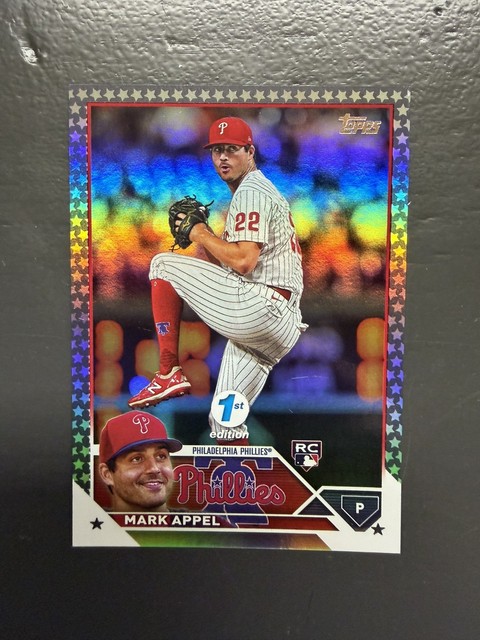2023 Topps Series 1 1st Ed. Mark Appel Platinum Stars Foil 1/1 RC Phillies