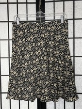 Vintage Express Sheer Lined Floral Skirt Y2K Romantic Coquette Small