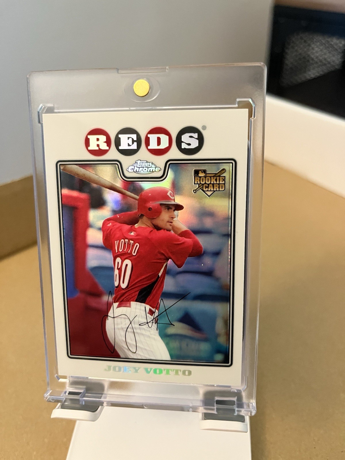 2008 Topps Chrome #196 Refractor RC Joey Votto