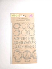 Crafters Square Rub-On Transfers Letters and Animals for Crafts