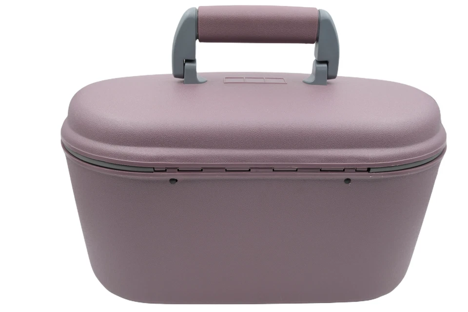 Vintage Samsonite Oyster SE Beauty Case Rose Hard Shell Makeup Train Box NOS - Image 2 of 4