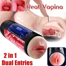 Automatic Male Masturbaters HandsFree Sucking Cup Stroker Pussy Sex Toys for Men