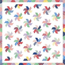 HEXAGON SPINNERS Quilt KIT Chloe's Closet PASTRY SHOP DESIGN
