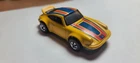 Vintage 1974 Hot Wheels Redline Porsche Carrera Yellow Flying Colors Hong Kong