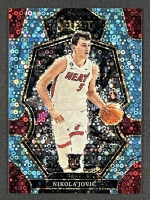 2022-23 Panini Select Nikola Jovic 40/99 Premier Level Rookie Blue Disco #170 RC