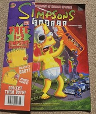 Simpsons Comics Halloween 2004 # 98 Complete With Head Dress 1 Of 2