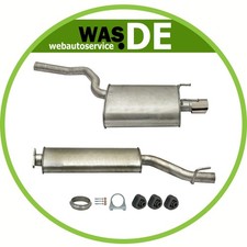 Komplette Auspuffanlage Auspuff Mercedes CLK 200-230 1997-2002 Schalldämpfer Komplette Auspuffanlage Auspuff Mercedes CLK 200-230 1997-2002 Schalldämpfer