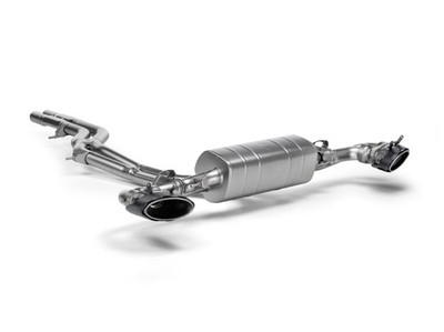 Akrapovic CO-AU/T/5 Titanium Link Pipe Set for 2025 Audi RS Q8 4.0 L