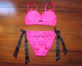 VICTORIA'S SECRET ~ NWT! 34B 36A M ~ SEXY LITTLE THINGS Bra + SIDE TIE Panty c60
