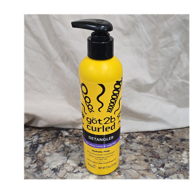 got2b curled Detangler Cream Vegan, Aloe/Vit E/Argan for Wavy-Curly 7.5oz