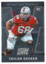 2016 Panini Collegiate Draft Picks TAYLOR DECKER Rookie Ohio State Buckeyes RC