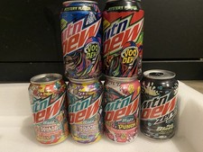 Mountain Dew Assorted Variety Pack 6 Unopened Cans